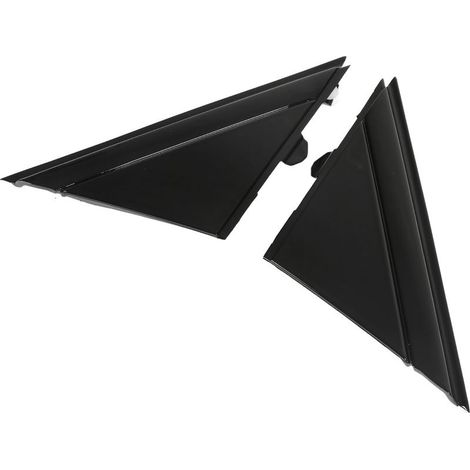 Couvercle de Drapeau de Rétroviseur de Porte 1SH17KX7AA Rétroviseur Gauche Droite Triangle Plaque Garniture Remplacement pour FIAT 500 2012 à 2017 (Noir brillant) (1/5)