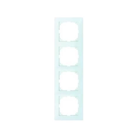 Merten Rahmen 4-fach polarweiß glänzend Kst für GEB-K M-Pure MEG4040-3619 (1/5)