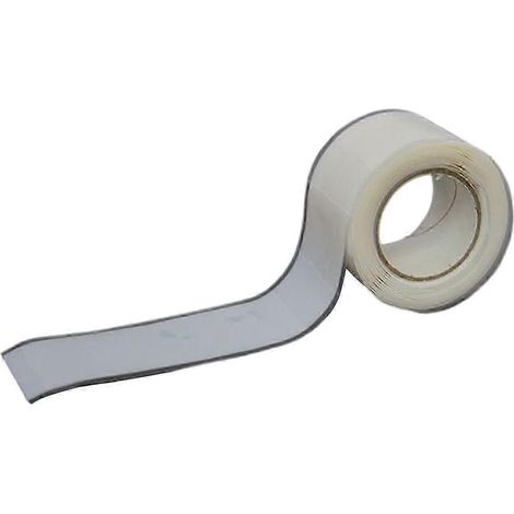 Ruban adhésif en silicone antidérapant, bande d'étanchéité adhésive à haute ductilité pour serpentins et tuyaux d'égout-White (1/5)