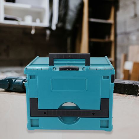 Boîte de rangement modulaire multifonctionnelle F4, plateau portable pour outils, idéale pour les bricoleurs et les garages, boîte de rangement pour quincaillerie. (1/5)