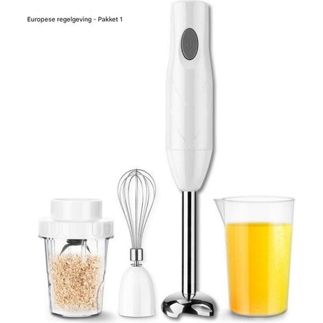Mixeur plongeant Bosch ErgoMixx - Système de coupe Flowblend pour mixer et réduire en purée sans effort - 1 pièce - Pour un usage quotidien - Bleu pastel (1/5)