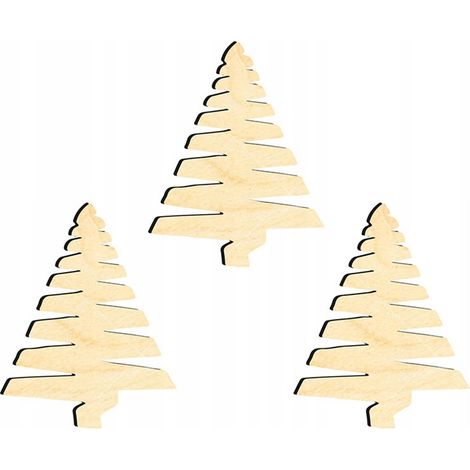 Weihnachtsbaumschmuck aus Holz Z25 3 Stk. (1/3)