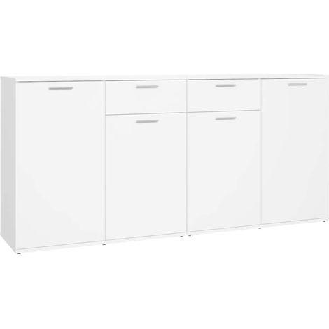 Sideboard/Anrichte/Buffet Weiß 160x36x75 cm Holzwerkstoff LXWW646448 (1/5)