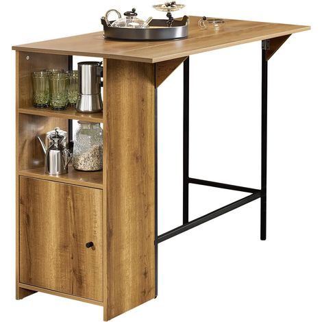 SoBuy Bar Table with Extendable Table Top,FWT98-PF