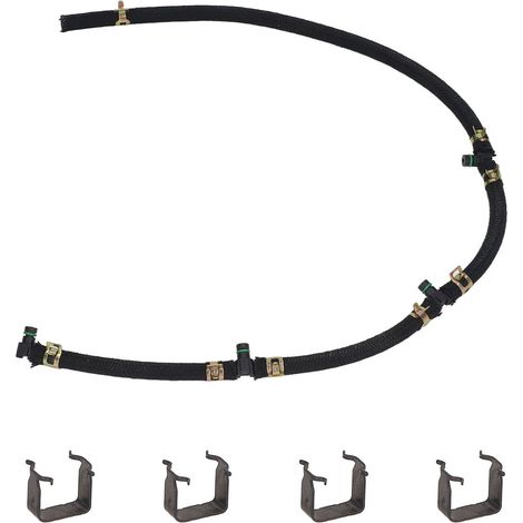 Injecteur retour carburant Isuzu 4JJ1 tuyau de retour (CG-10-154) pour moteur diesel, pièce de rechange compatible, conduite de retour haute qualité, remplacement facile, kit de raccordement. (1/5)