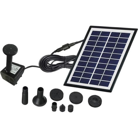 Fontaine Solaire Flottante Pour Jardin Pompe Éco Énergétique Sans Batterie Fontaine Miniature Pour Bassin Extérieur Et Bain Oiseaux Décoration Et Circulation Oxygène