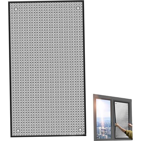 Film réfléchissant thermique pour fenêtres 50x90 cm – Isolation renforcée en aluminium anti-UV – Réduit jusqu'à 80% de la chaleur solaire (1/5)