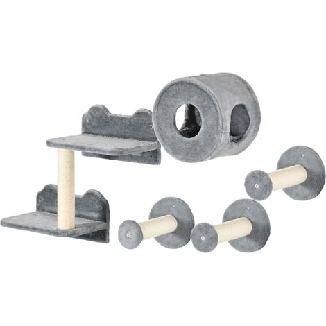 5PCs Cat Wall Furniture Perch- Cat House- Scratching Post (1/5)