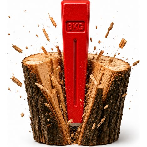 Bituxx Spaltkeil Keil Holzspalter Kindling Splitter Spalter (3Kg) (1/5)