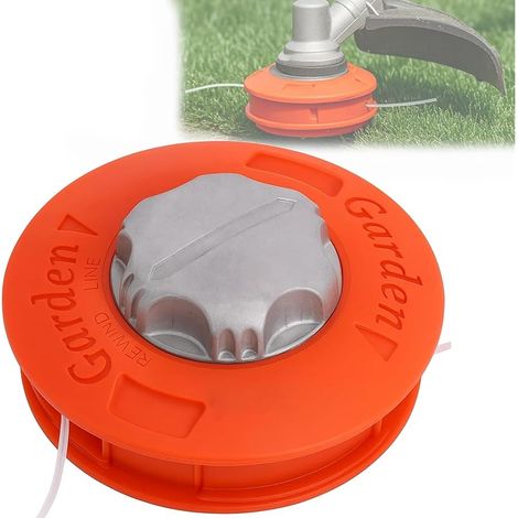 Tête de fil pour débroussailleuse M10x1,25 mm,tête en aluminium épaisse pour débroussailleuse à gazon (1/5)