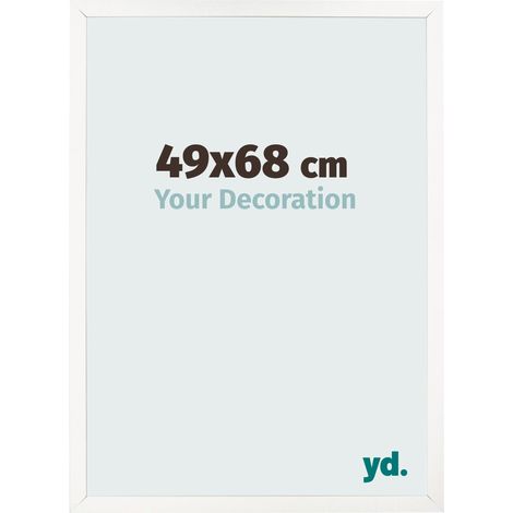 yd. - Cadre photo 49x68 - Blanc Brillant - MDF - Bologna (1/5)