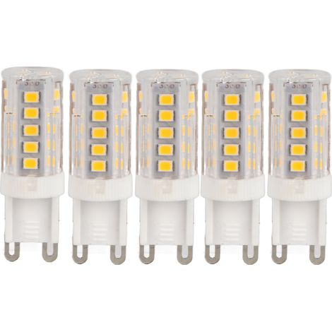 5/10 G9 dimmbare LED-Lampen, Warmweiß/Weiß, 3 W, 420 lm, 360°-Licht (1/5)
