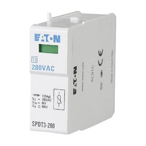 Cartouche parafoudre 280VAC 1p 000170484 EATON SPDT3-280 (1/2)