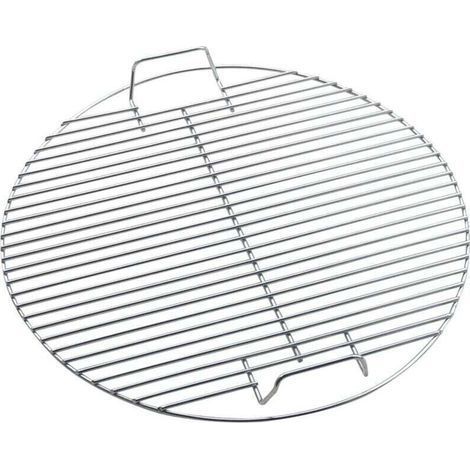 Grille de barbecue circulaire en acier inoxydable 44.5cm – Conception arrondie pour cuisson uniforme – Usage extérieur et intérieur