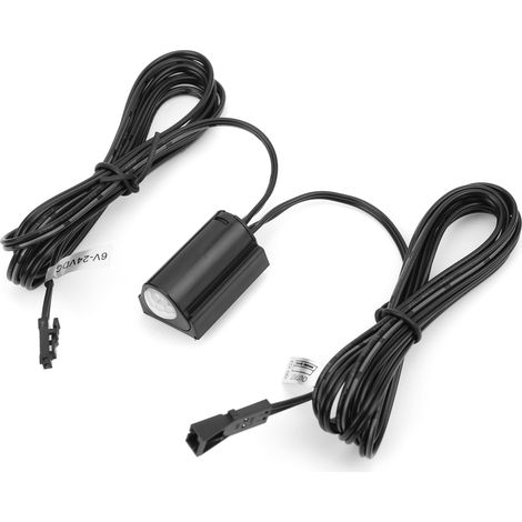 Capteur infrarouge, boîtier noir, commande automatique d'éclairage pour lampe de couloir/escalier TDL-2031