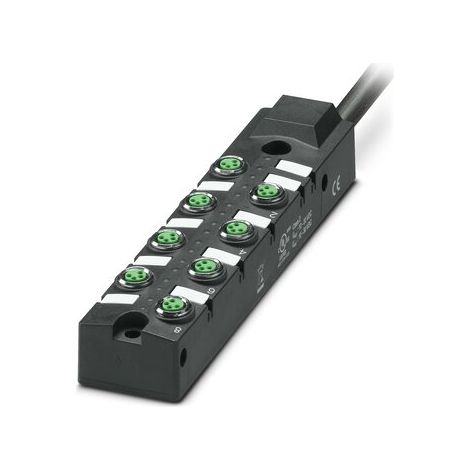 Répartiteur pour capteurs/actionneurs Phoenix Contact série SACB, 8 ports , M8 ( Prix pour 1 )