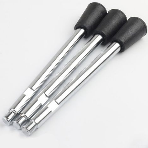 Lot de 3 barres de poignée pour machine de fraisage, M12 × 210 mm, accessoires pour perceuse d'établi (1/5)