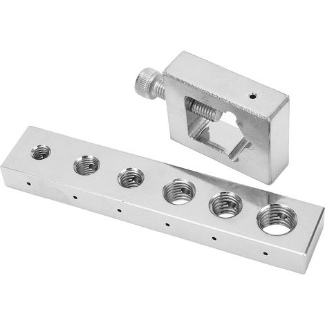 Kit écrous fil de sécurité en acier au carbone haute dureté, gabarit perçage précis métrique pour boulons (1/5)