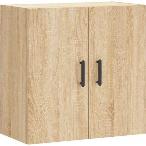 Armario de pared moderno en roble Sonoma 60 x 31 x 60 cm práctico espacio de almacenamiento diseño limpio en madera de ingeniería beige 020048810 (1/5)