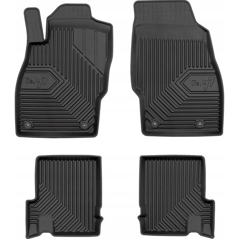 Tappetini per portiere, tappetini in gomma, vassoi per portiere OPEL Adam 2012-2019 77