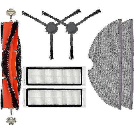 Accessoires pour aspirateur robot Mi Robot Vacuum Mop 2 Pro+ Stytj02zhm : kit de pièces détachées, brosse, filtre et lingette de nettoyage. (1/3)