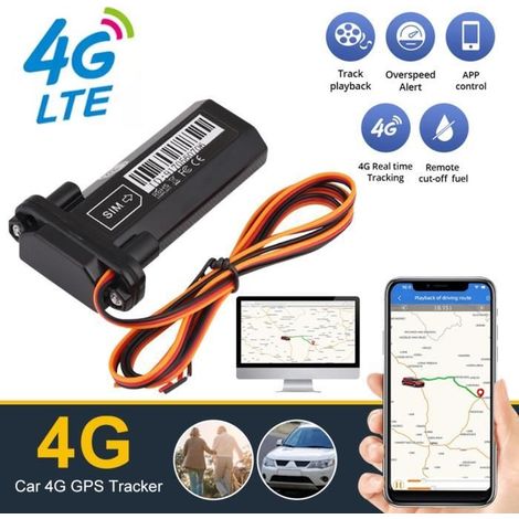 Traceur GPS 4G-étanche antivol-Alarme de coupure de courant-pour voitures, motos, scooters électriques (1/4)