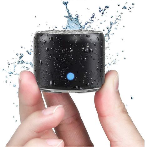 Mini enceinte Bluetooth portable active avec basses renforcées, 12 heures d'autonomie, étanche IP67, parfaite (1/3)