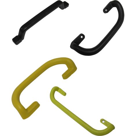 Soft Grip Safety Grab Handle (Support Rail Bar Step Yellow Black) (1/5)