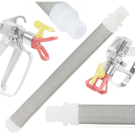 Filtre à doigts pour pistolet à peinture, maille 60, gris