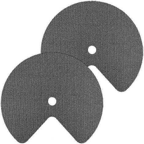 Tapis de rangement rotatifs pour étagères, lot de 2 tapis ronds noirs antidérapants en mousse, 66 cm de diamètre, adaptés aux placards de cuisine. (1/5)