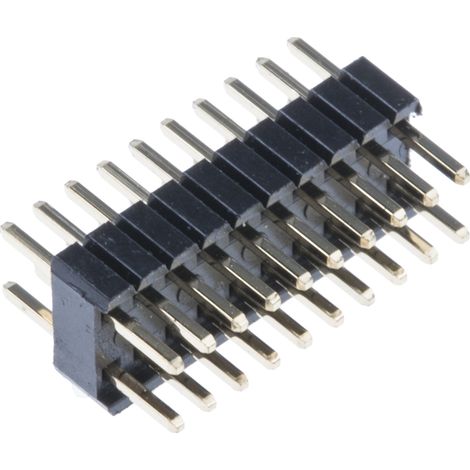 Embase à broches RS PRO, 20 pôles , 1.27mm, 2 rangées , 1.0A, Droit