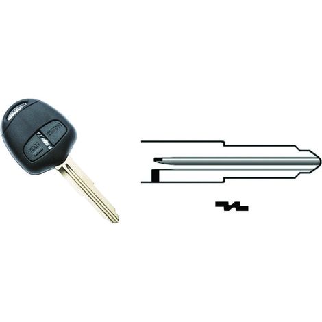 Cover Chiavi Per Auto Mitsubishi Mit11Rrs2  - MIT11RRS2 - 2 bottoni