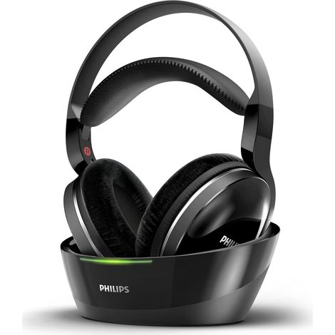 Philips SHD8850/12 cuffia e auricolare Cuffie Wireless A Padiglione MUSICA Nero (1/2)