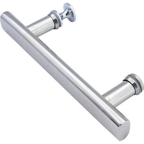 Poignée de porte de douche carrée en acier inoxydable 304 - Poignée de porte de douche carrée en verre - Pièce de rechange pour cabine de douche, cabine de douche - 145 mm de trou à trou (1/5)