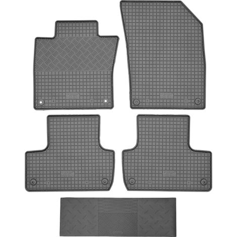RIGUM 904352 Fußmatten + Abdeckung 900101 - Volvo XC60 II / XC60 PHEV SUV ab 2017, VLV Leichtmetallfelgen, vorne und hinten - MONTIERT