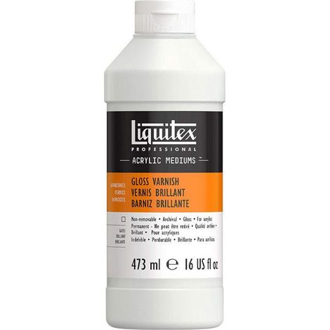 Additif Vernis - LIQUITEX - 93138 - Brillant - 473 ml - Finition éclatante