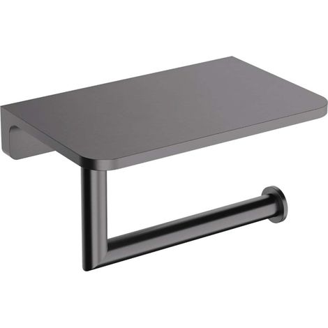 OMNIRES Modern Project - Porta carta igienica con ripiano, antracite spazzolato MP60511AT (1/3)