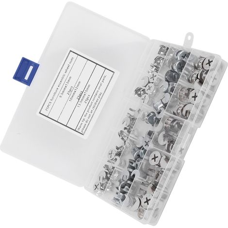 Ensemble de 75 écrous à came pour meubles et roues excentriques, connecteur 3 en 1, outils de fixation (1/5)