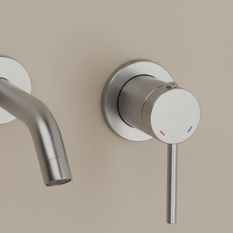 GRIFO EMPOTRADO PARA LAVABO REA CLIF BRUSHED NICKEL (1/4)