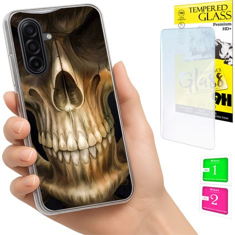 Custodia per Samsung Galaxy A17 5G, cover fotografica, cover posteriore + vetro 9H (1/5)
