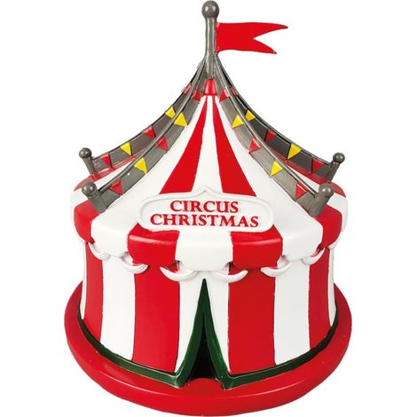 Preziosa Home Circo Decorativo Natale 20 x 20 x 22 Cm Poliresina Scatola Regalo