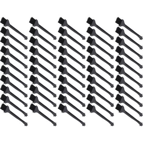 Lot de 50 brosses de rasage multifonctionnelles à poils doux haute densité et manche en PP durable pour appareils électroménagers et ordinateurs. (1/5)