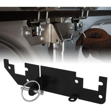 Dispositif de verrouillage antivol de porte arrière noir 911770 pour Peugeot Boxer 2006-2023. (1/5)