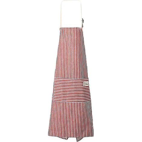 Tablier de cuisine en lin et coton pour usage en cuisine (1/3)