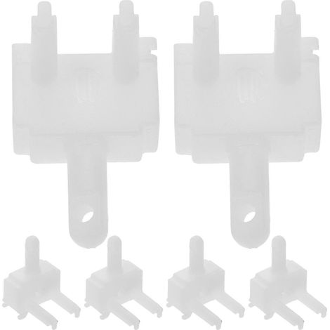 Commande de baguette pour stores verticaux, lot de 6 engrenages en plastique à alignement automatique pour l'habillage de fenêtres et la décoration intérieure (1/5)