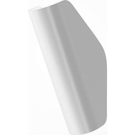 Applique murale blanche – forme pliée, éclairage haut bas MESA (1/3)