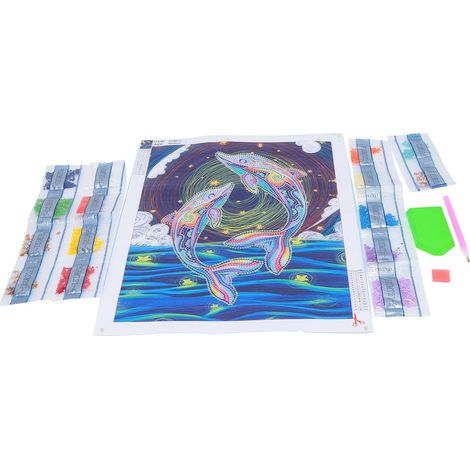 Craft Diamond Painting Luminous Resin 5D Point Drill Cross Stitch DIY HandMade Supplies(5D-YGSMT21 ) (1/5)