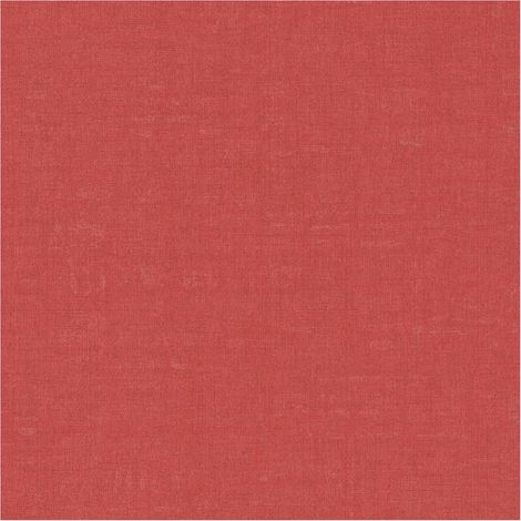 Red Plain Textured Vinyl Wallpaper Paste The Wall Non-Woven Living Room (1/4)