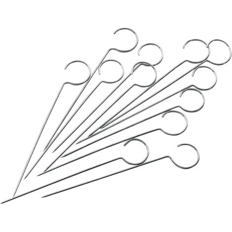 Pedrini SET SPIEDINI INOX 12 PEZZI mm. 100
