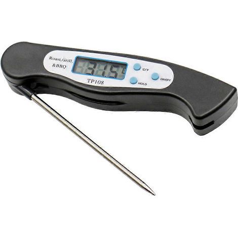 Thermomètre numérique à viande avec sonde pliable pour barbecue -50 °C à 300 °C (-58 °F à 572 °F) pour kit (1/5)